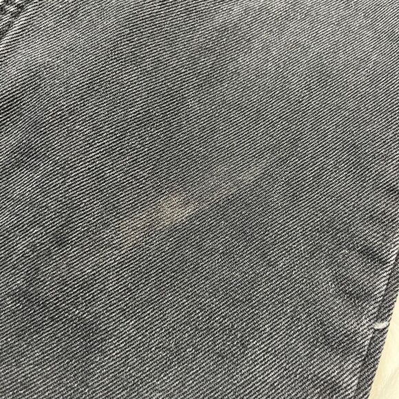 Missguided Raw Edge Straight Leg Jeans Black Size 4 - Picture 6 of 8